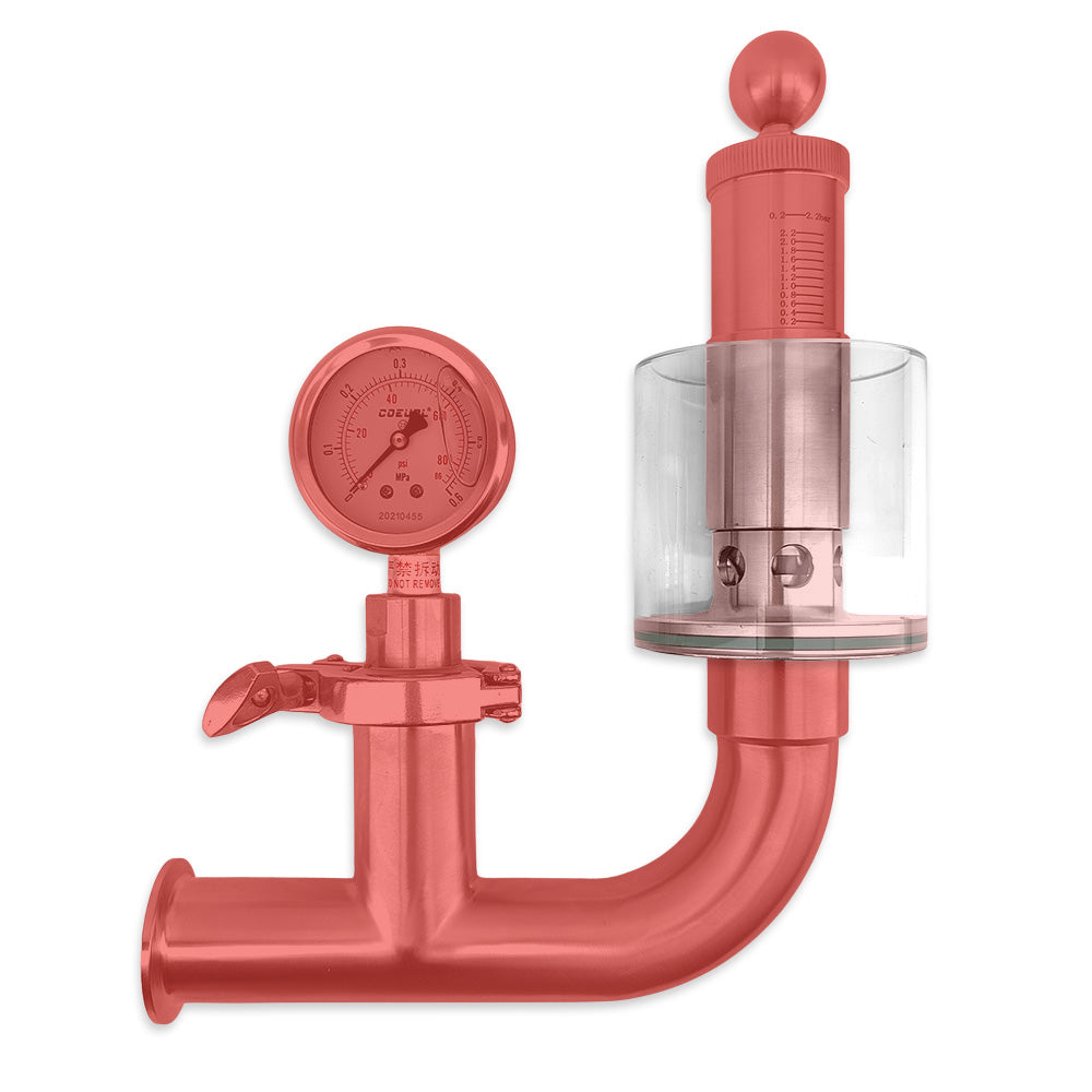 1.5 inch tri-clover spunding valve replacement polycarbonate cup