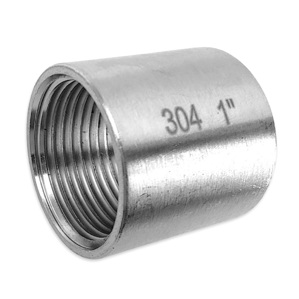 1 inch BSP stainless internal threaded pipe socket