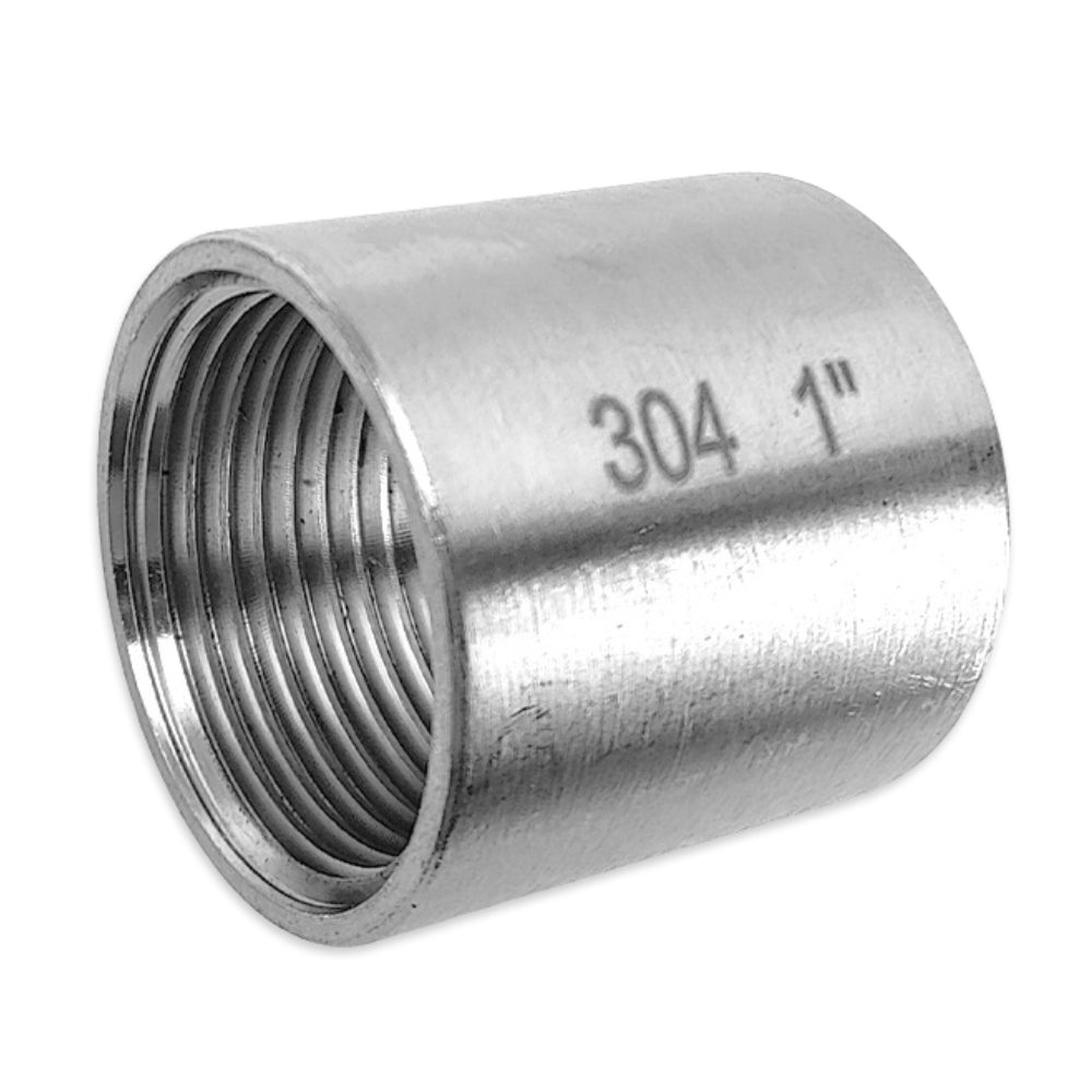 1 inch BSP stainless internal threaded pipe socket