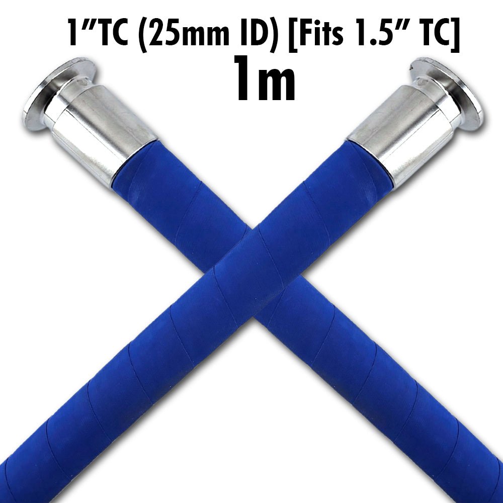 1 inch TC FlexiRoyal brewery hose 1m