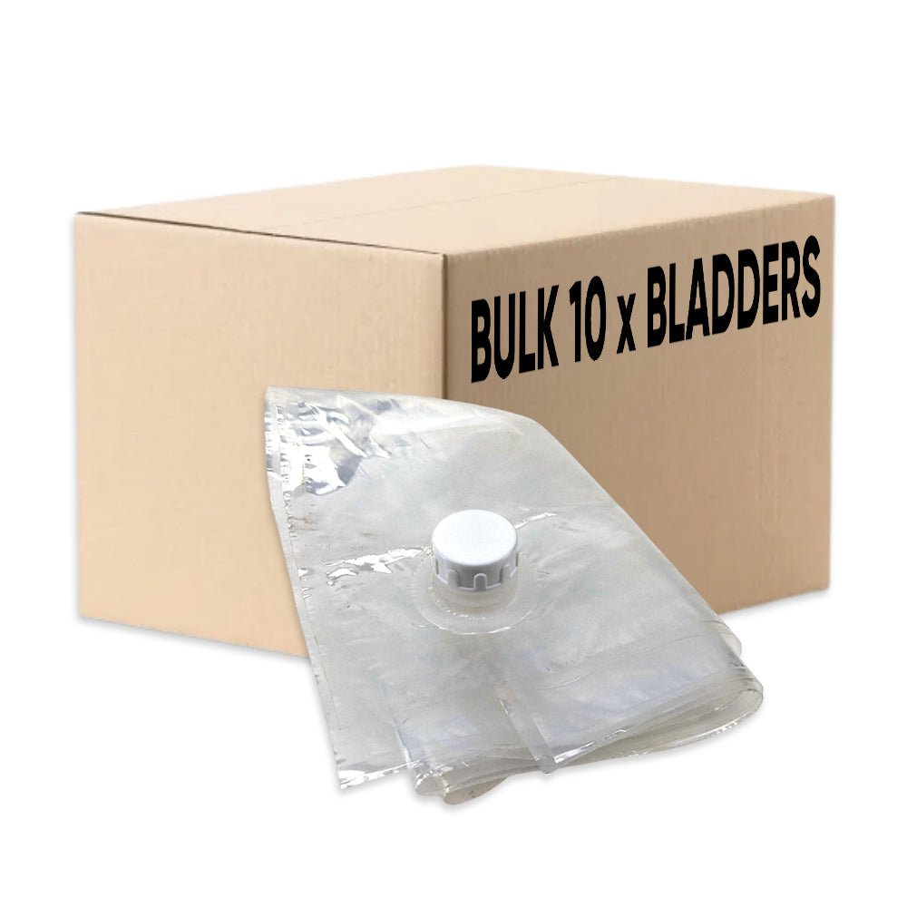 Ten pack of 15L hot fill wine and wort cask bladders