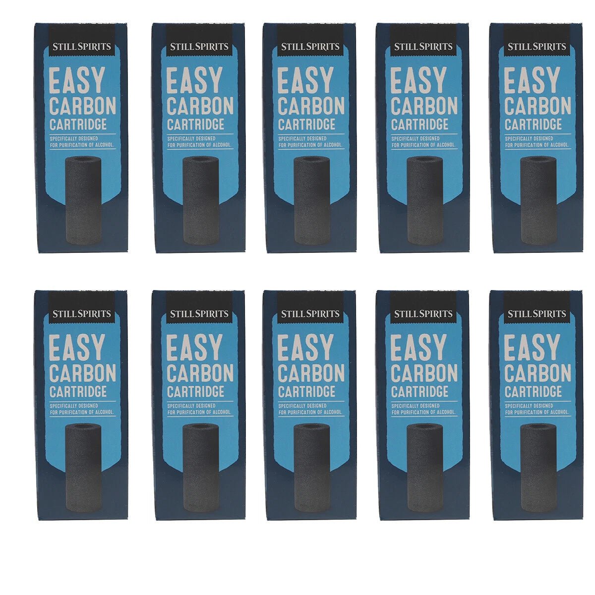 10X Still Spirits Replacement EZ Filter Carbon Cartridges Home Brew Spirits - Distillery King Australia