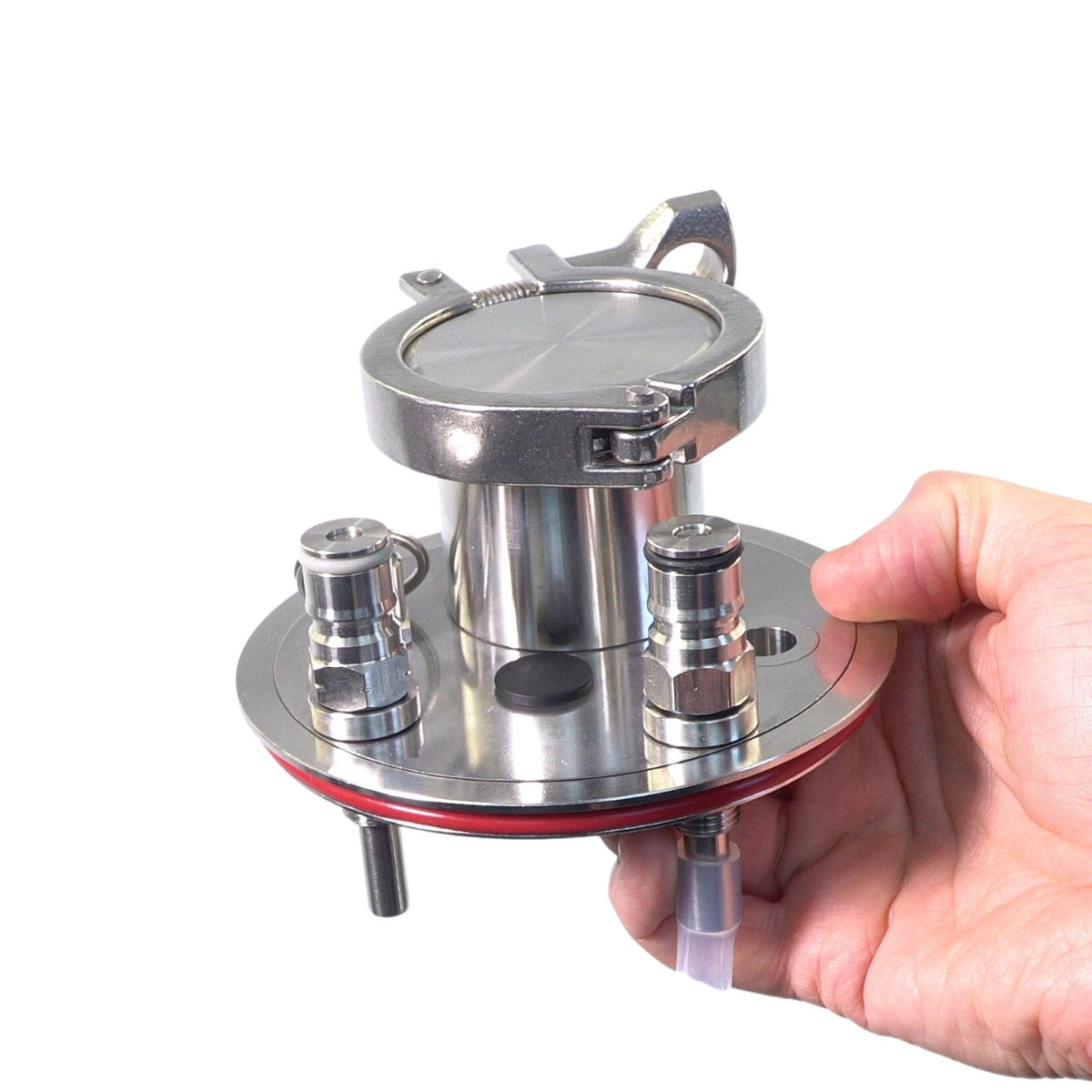 Hop Injector - Universal Apollo Pressure TC Stainless Steel Lid V2