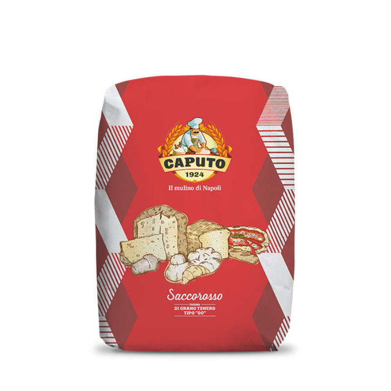 15kg sack of Caputo Saccorosso red 00 flour