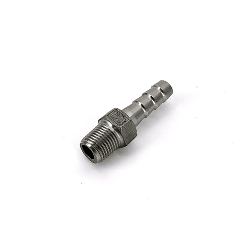 Stainless steel hosetail barb 1/8 BSP x 8mm