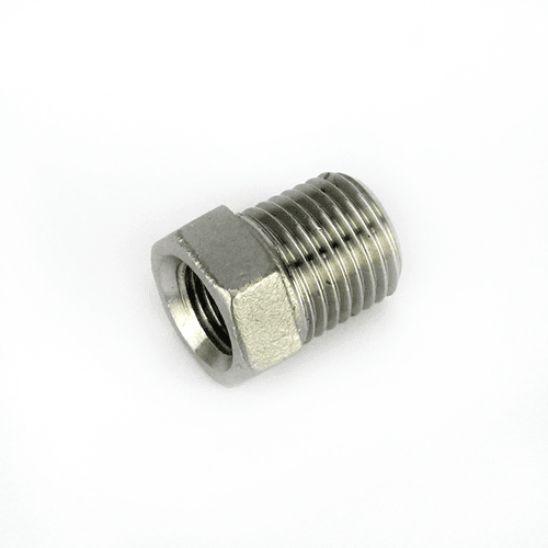 Stainless steel reducing bush, 1/8 x 1/4 BSP