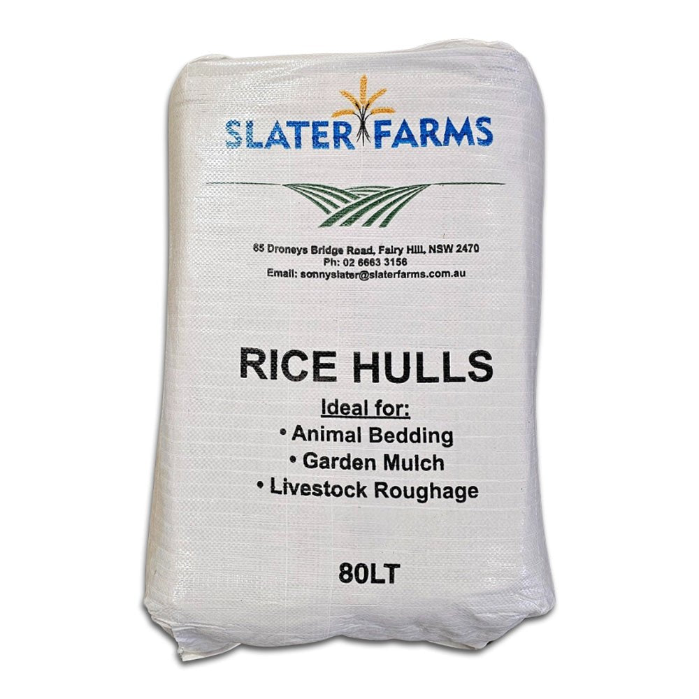 20kg sack of rice hulls
