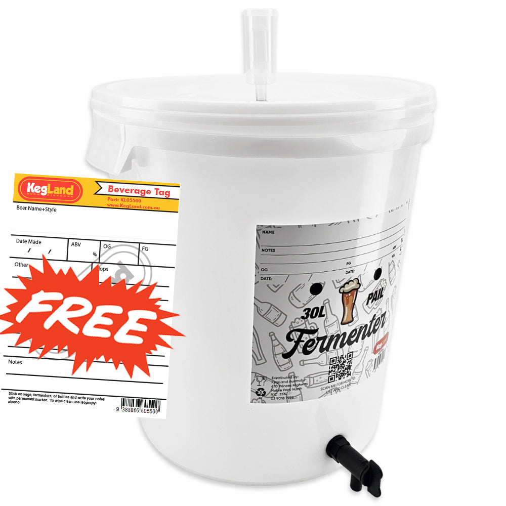 30L pail fermenter kit