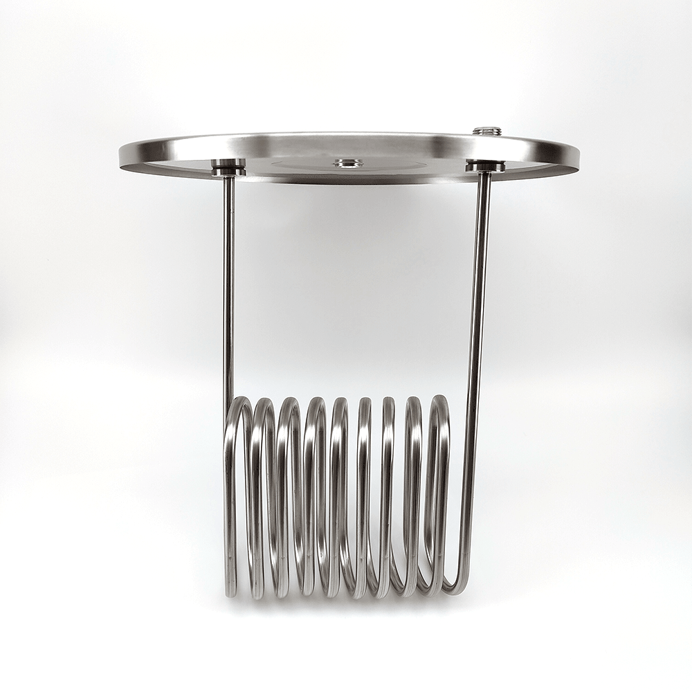 32L Stainless Steel Conical Fermenter lid with glycol cooling heating coil