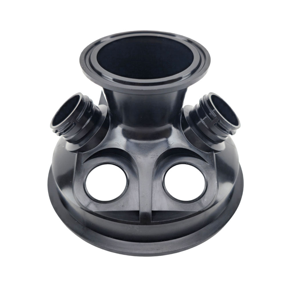 4 inch TC pre-drilled glycol pressure lid