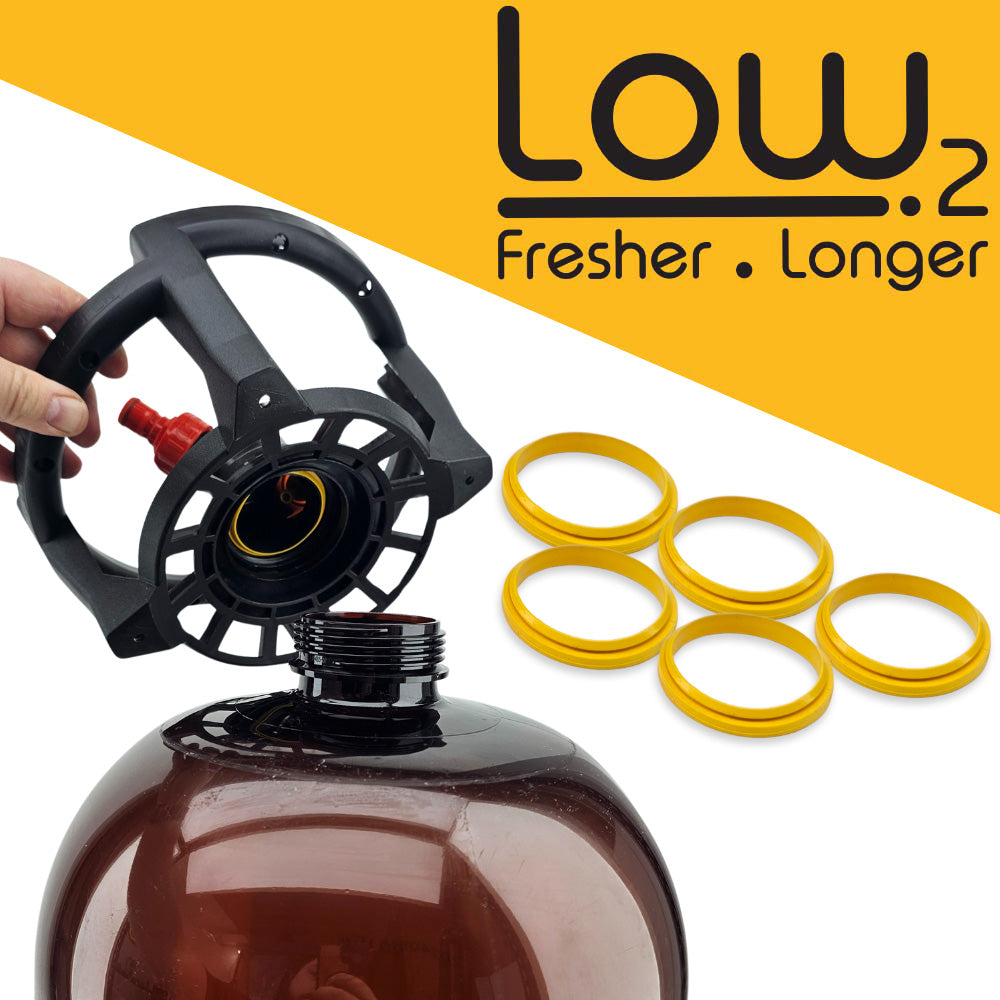 5 Pack of Low2 Seals for 20L Oxebar Kegs