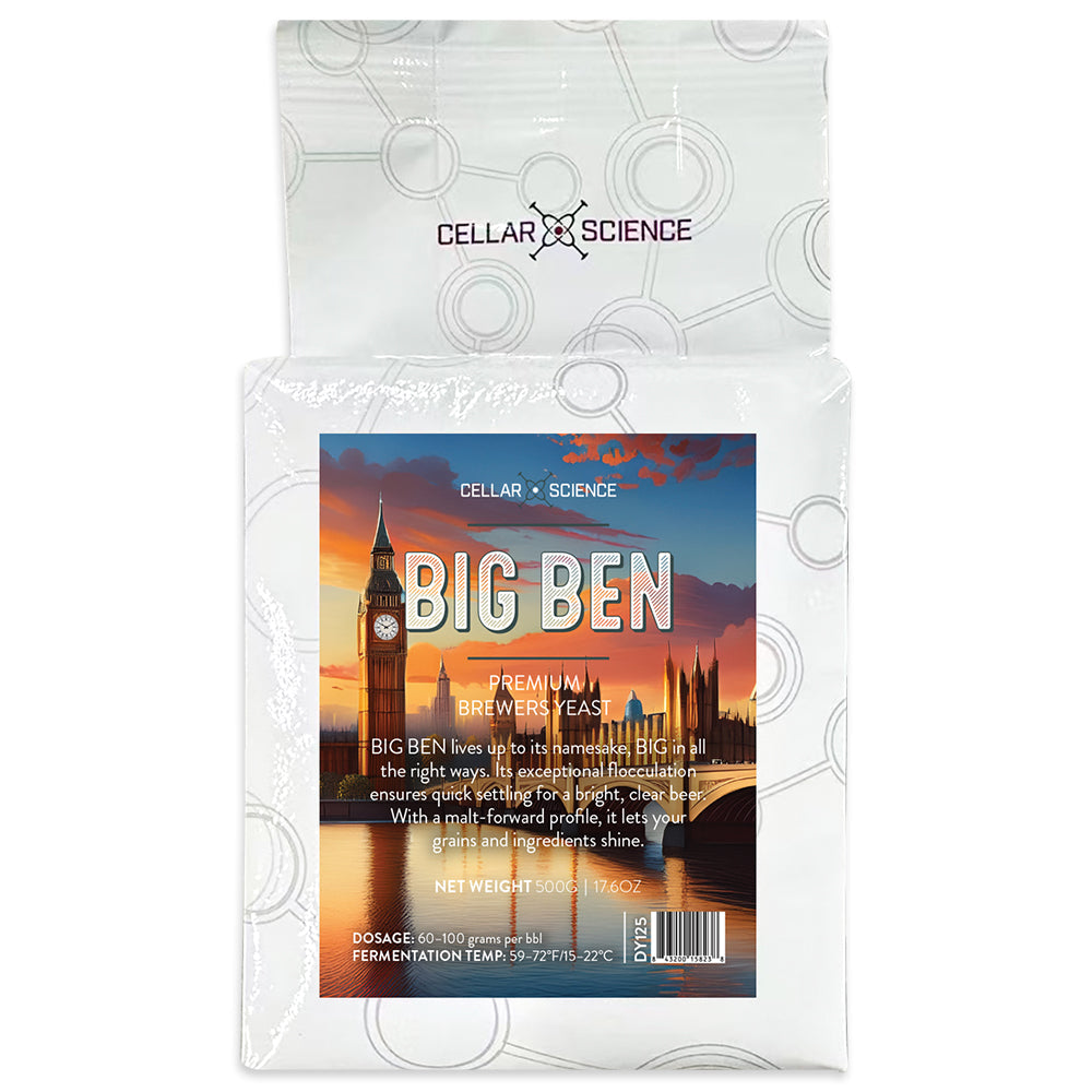 CellarScience BIG BEN English ale yeast 500g brick