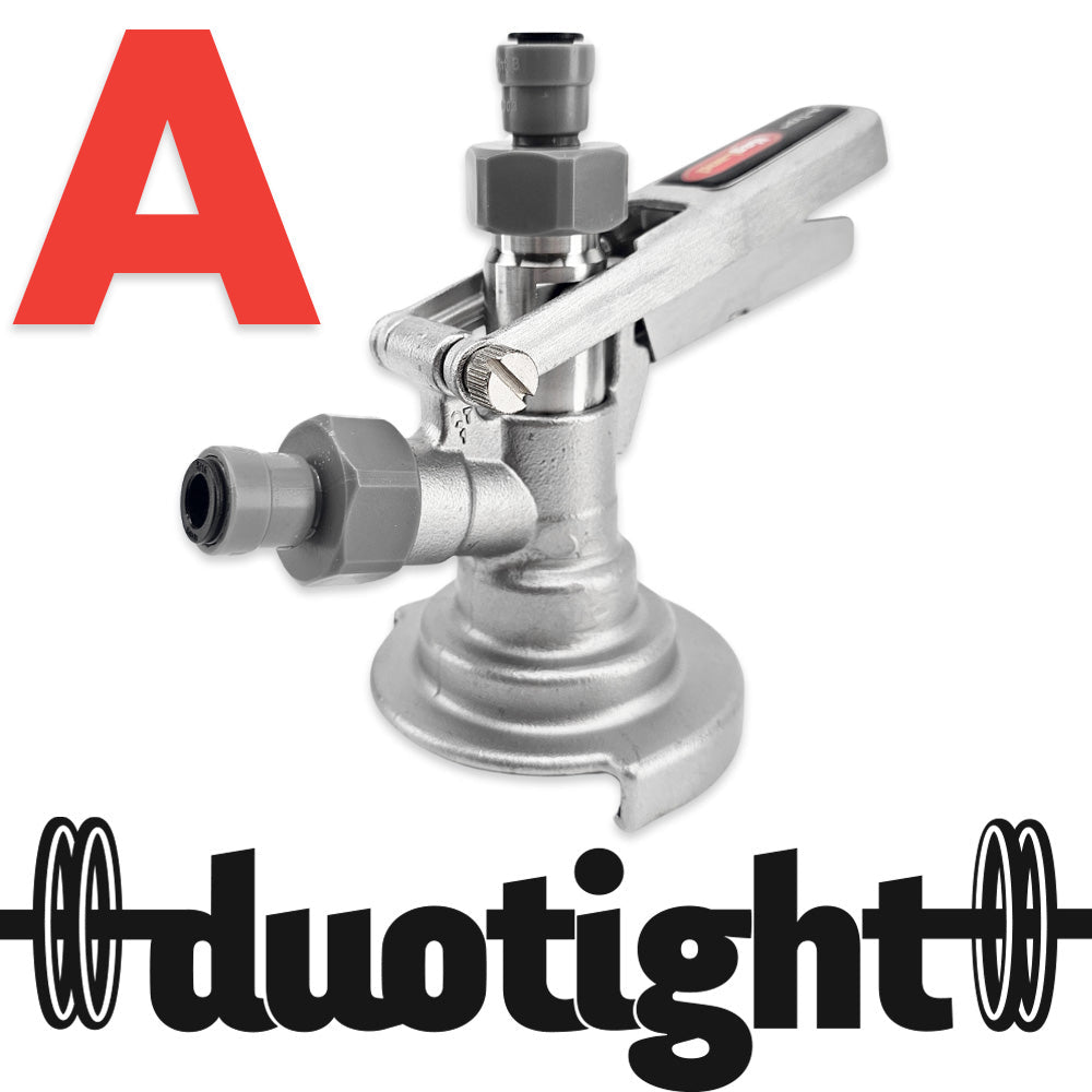 A-Type Keg Coupler All-SS with 8mm duotight Push-Fit