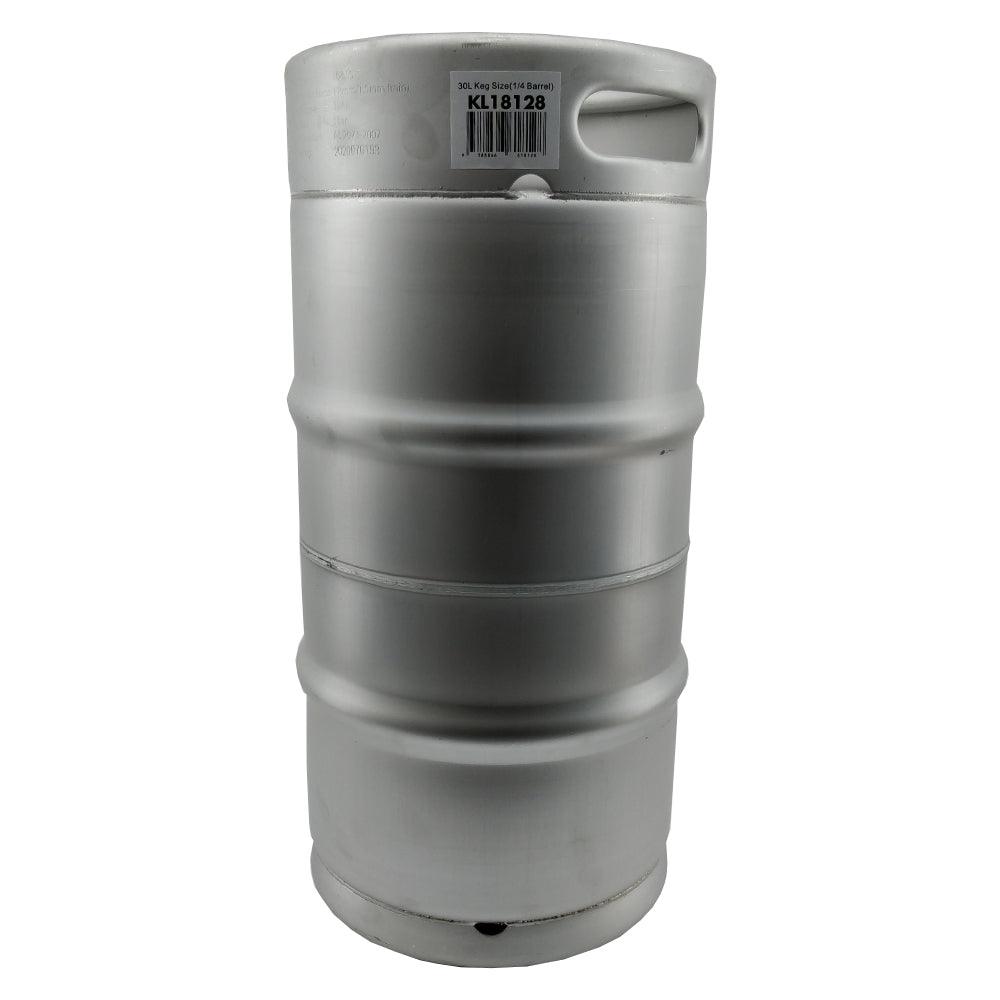 All stainless 30L commercial keg without spear
