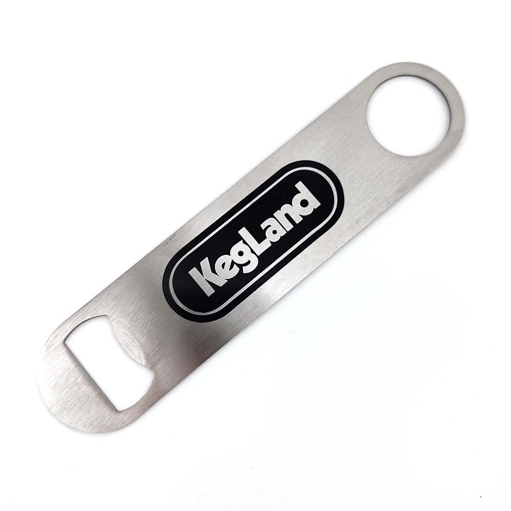 Stainless steel bar blade bottle opener