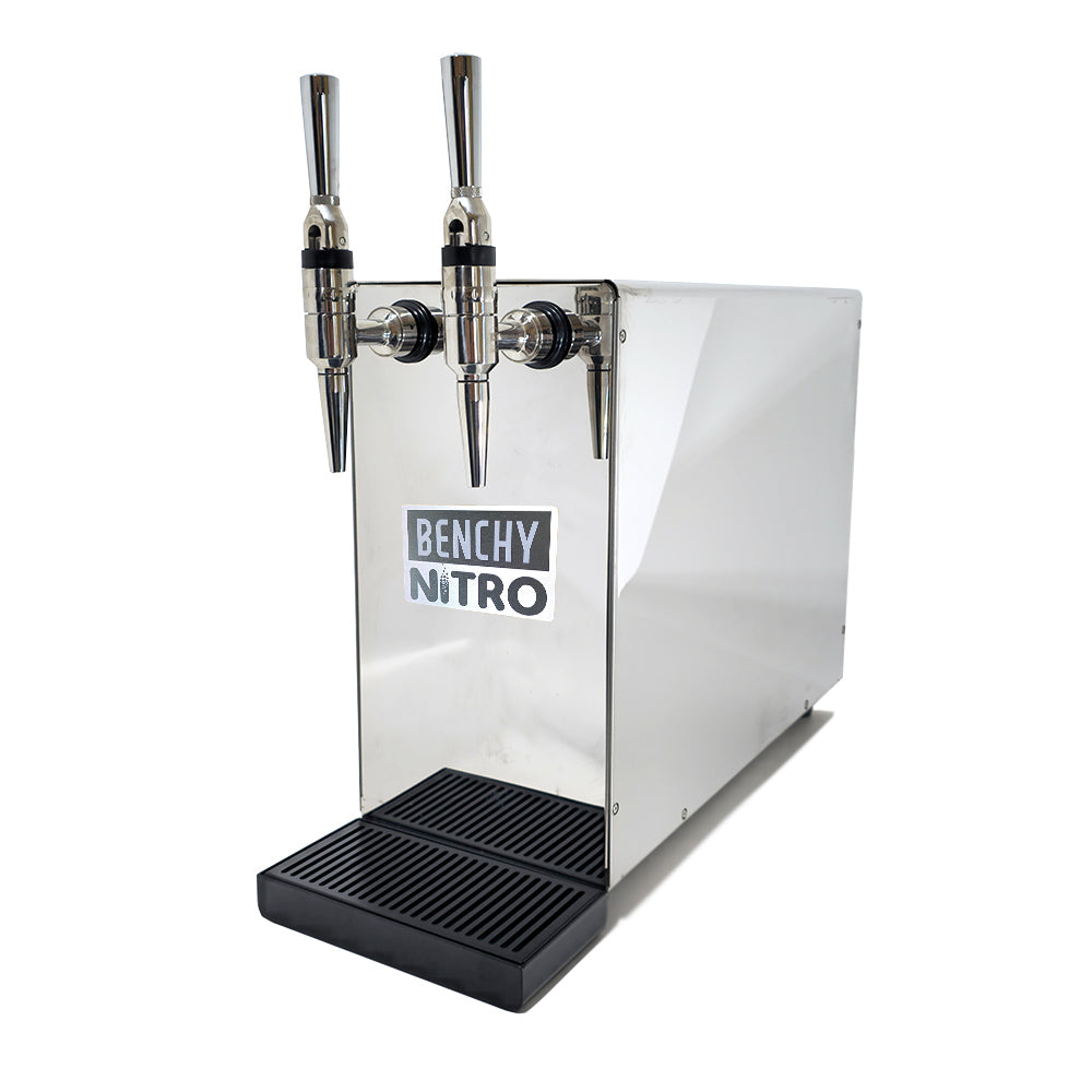 Benchy Nitro dispenser double taps