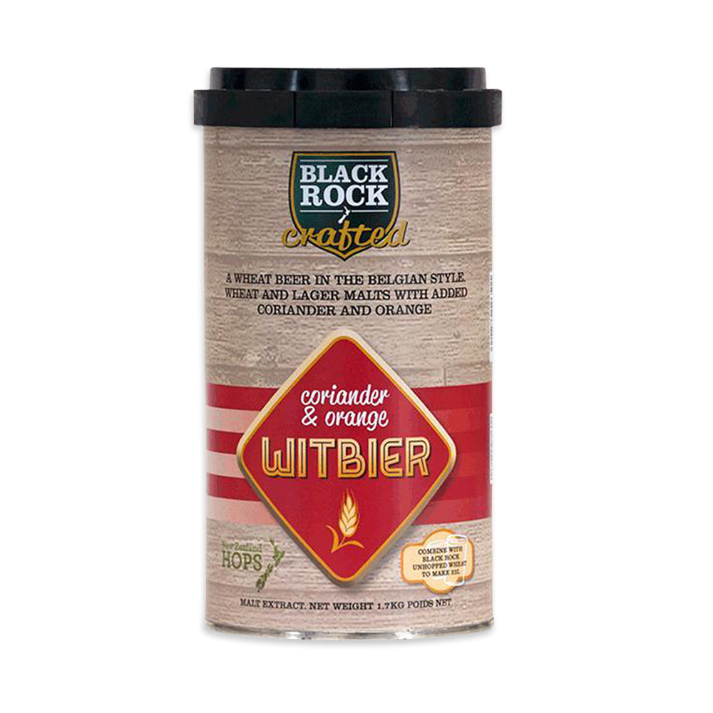 Black Rock Crafted Coriander Orange Witbier beer kit, 1.7kg