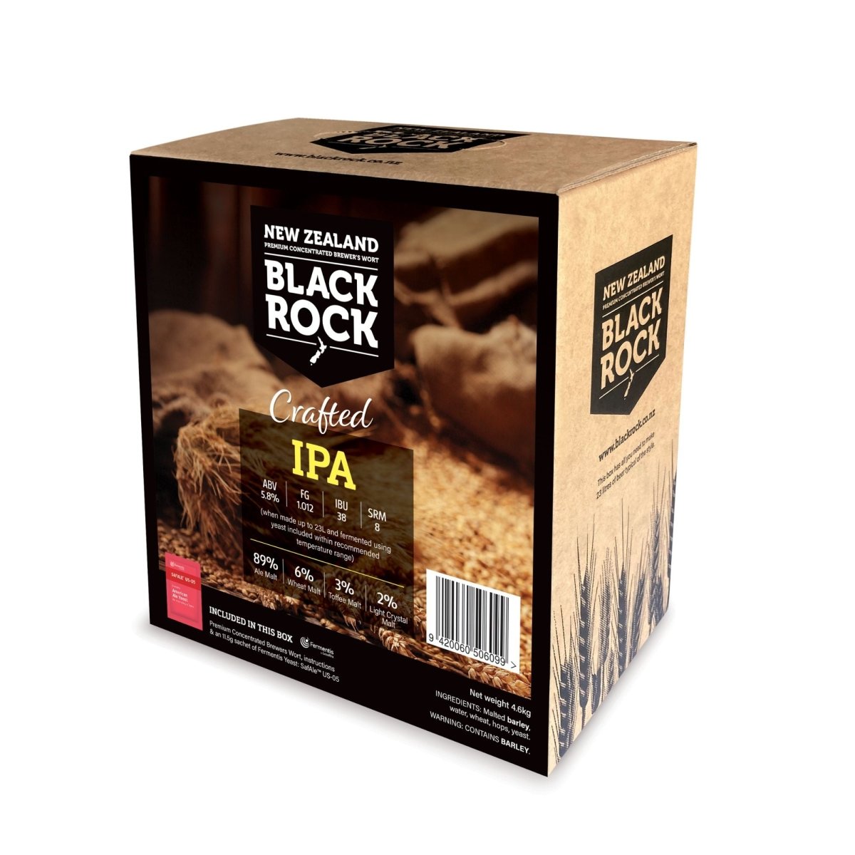 Black Rock Crafted BIB IPA 4.6kg beer kit