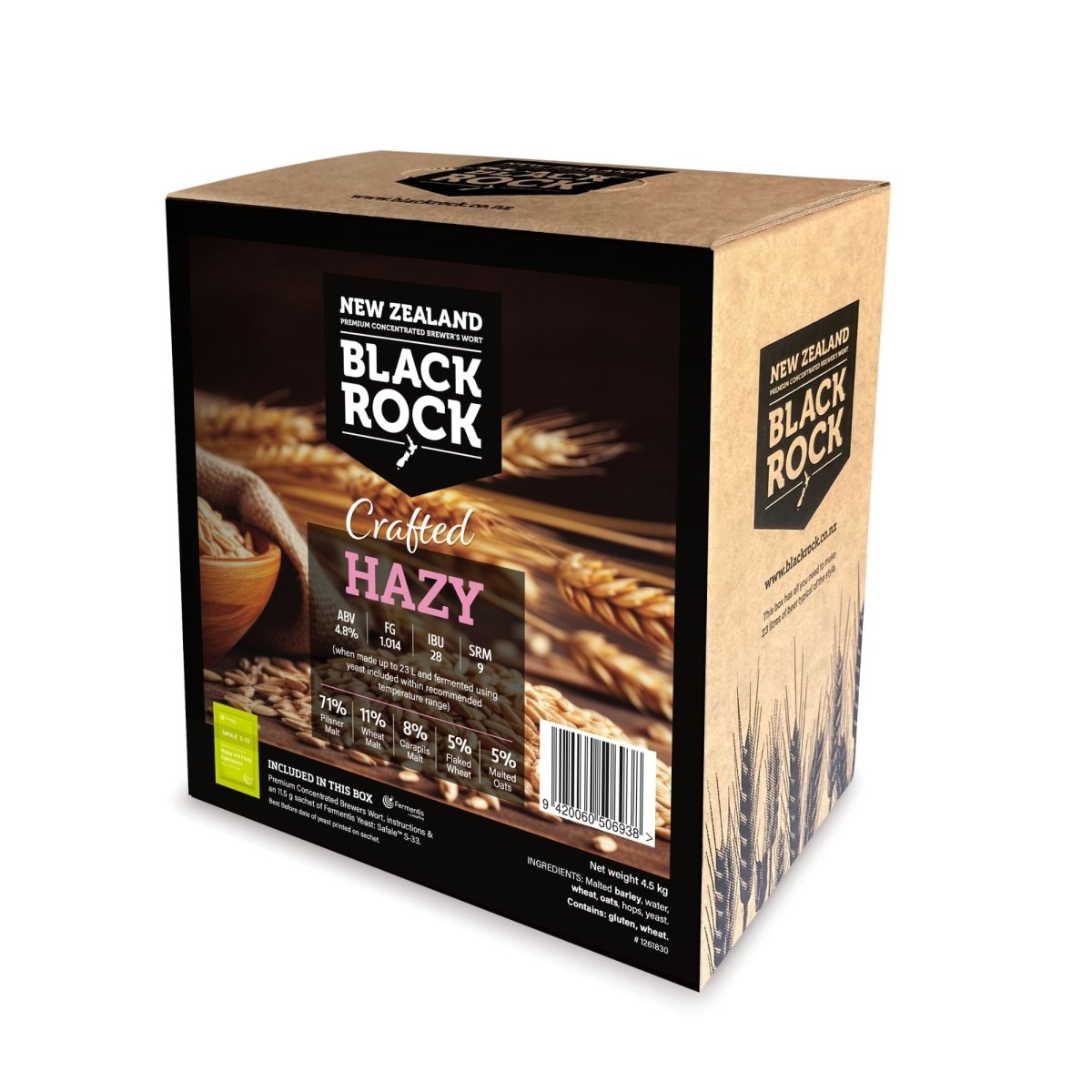 Black Rock Crafted Hazy BIB 4.5kg beer kit