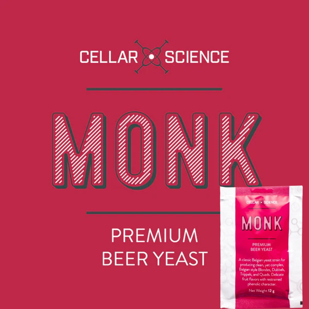 Box of 20 CellarScience Monk yeast 12g packs