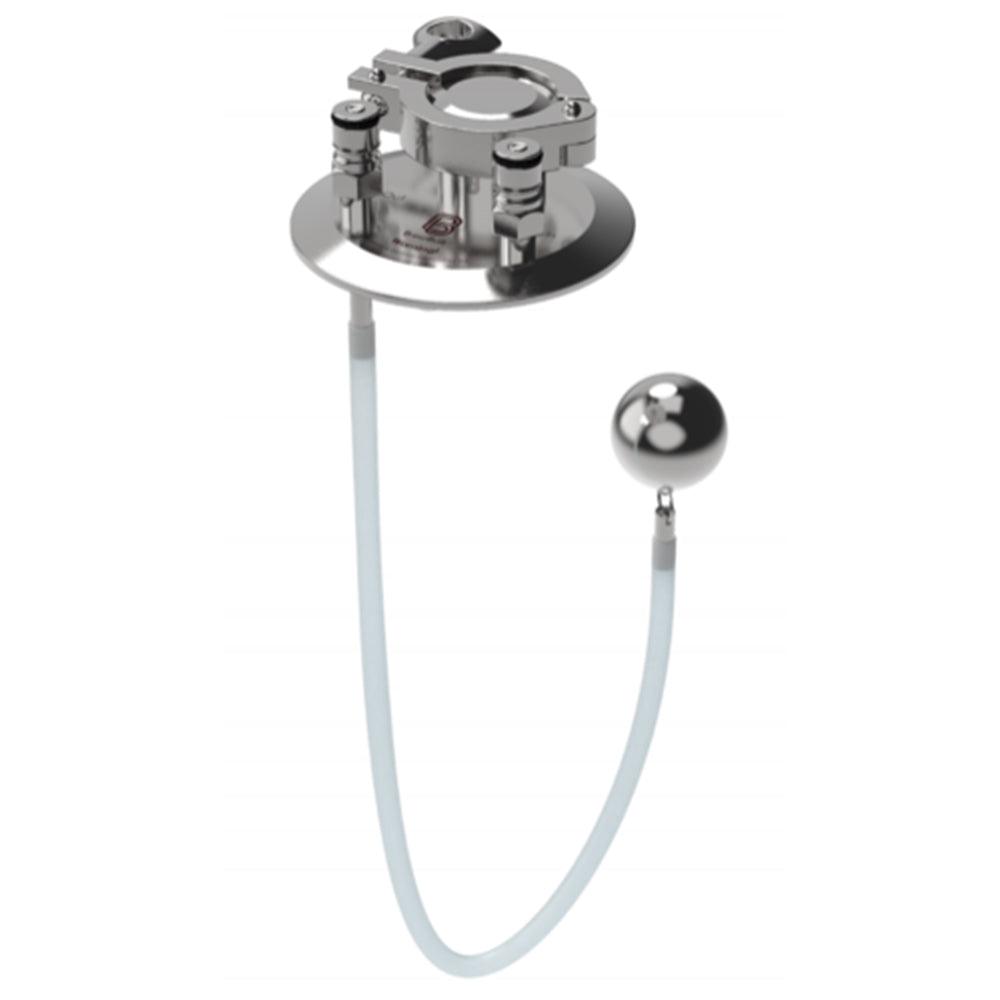 BrewBuilt pressure pack with floating dip tube