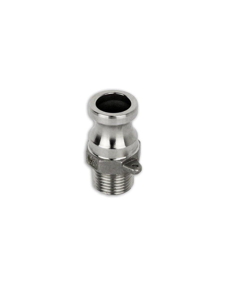 Camlock Type F male x 1/2 inch male fitting