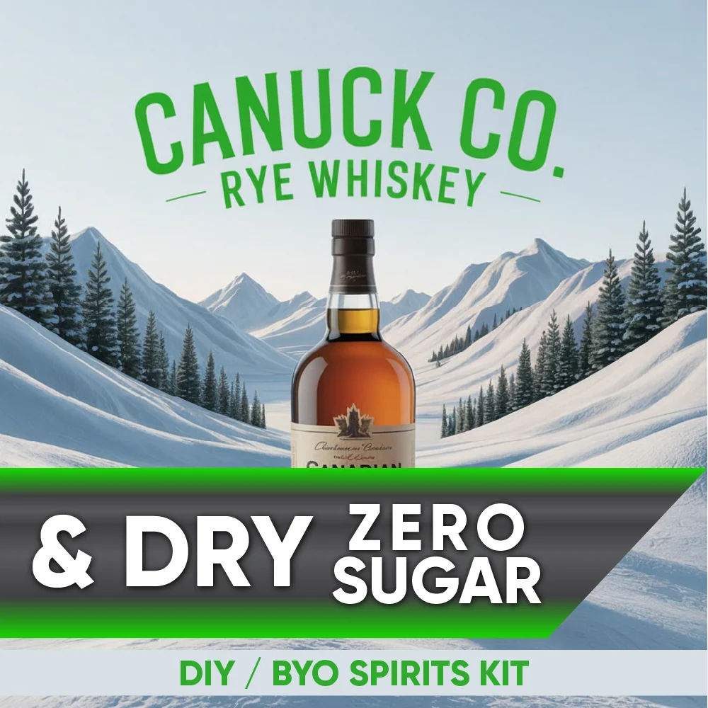 Canuck Co. and Dry zero sugar ginger ale keg kit