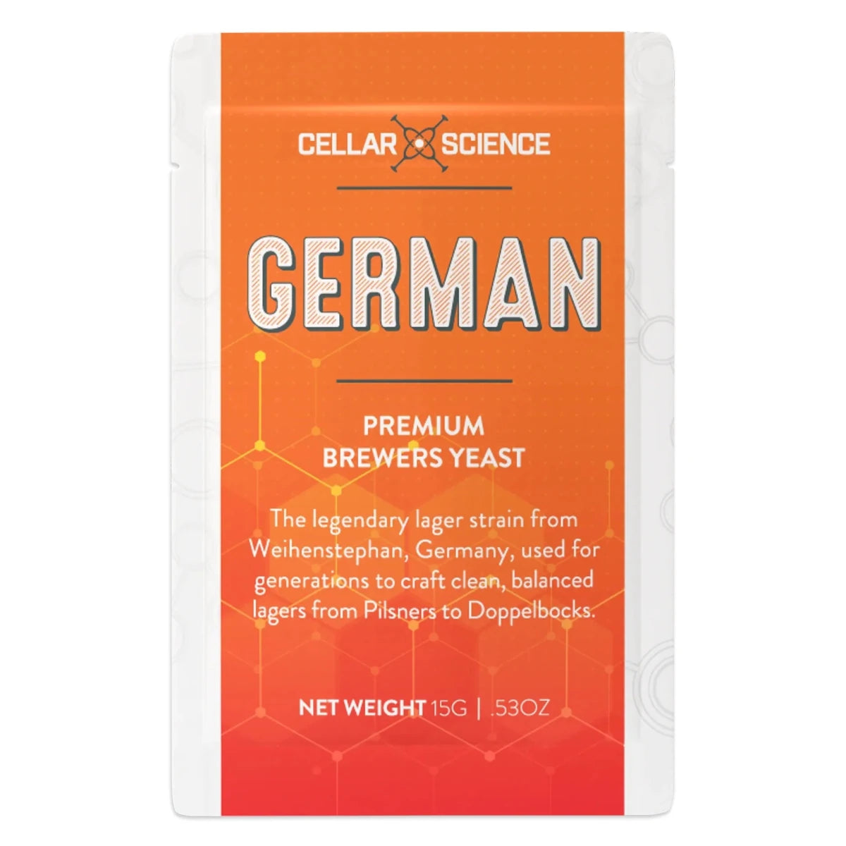 CellarScience GERMAN Weihenstephan Lager Yeast 15g pack