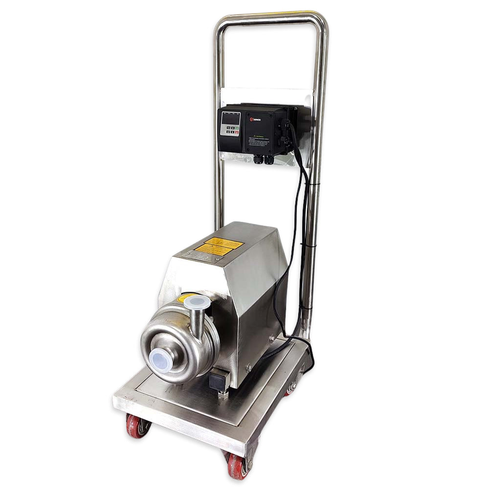 CIP pump cart 3T per hour 0.75kW corrosion free