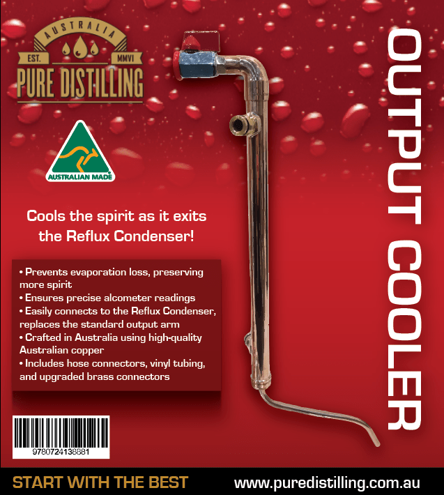 Condenser Output Cooler (NEW!) - Distillery King Australia