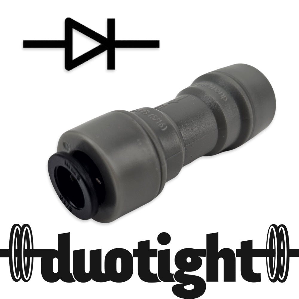 duotight 8mm one way check valve