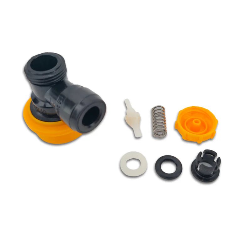 duotight 8mm (5/16) x Ball Lock Disconnect - (Black + Yellow Liquid) - Distillery King Australia