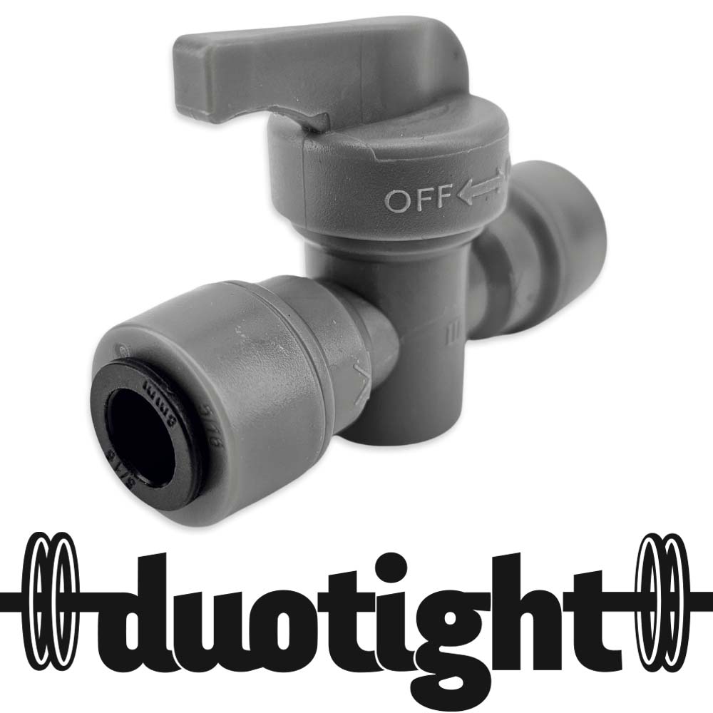 duotight 8mm ball valve shut off