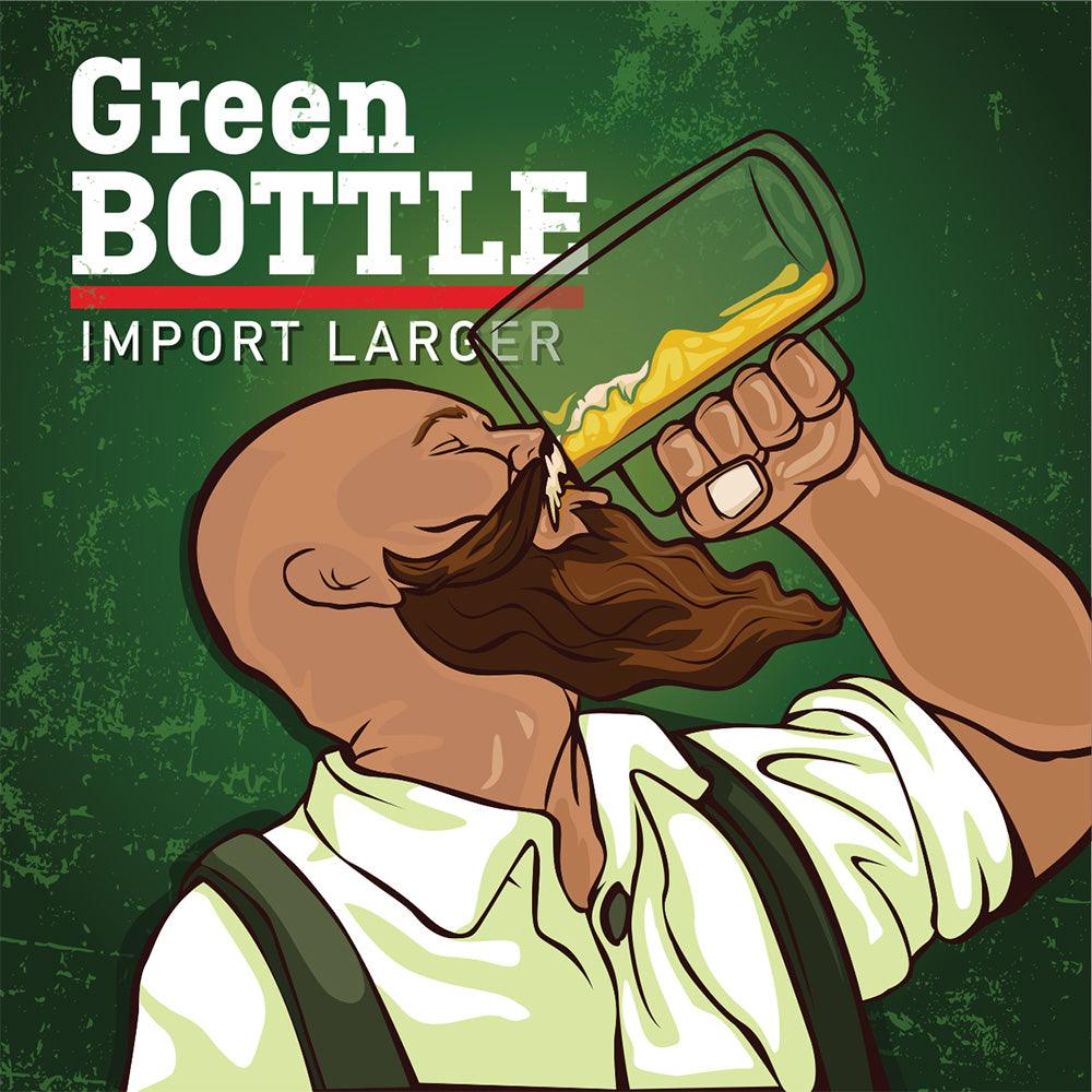 European Light Lager Green Bottle Import Lager extract recipe kit