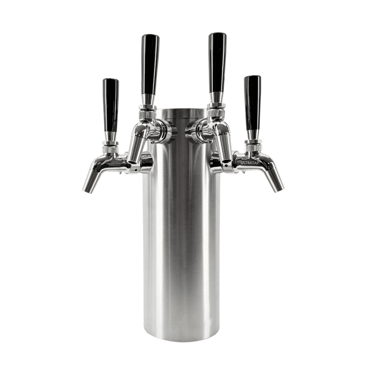 Four tap beer tower kit fitted with four FasTap taps