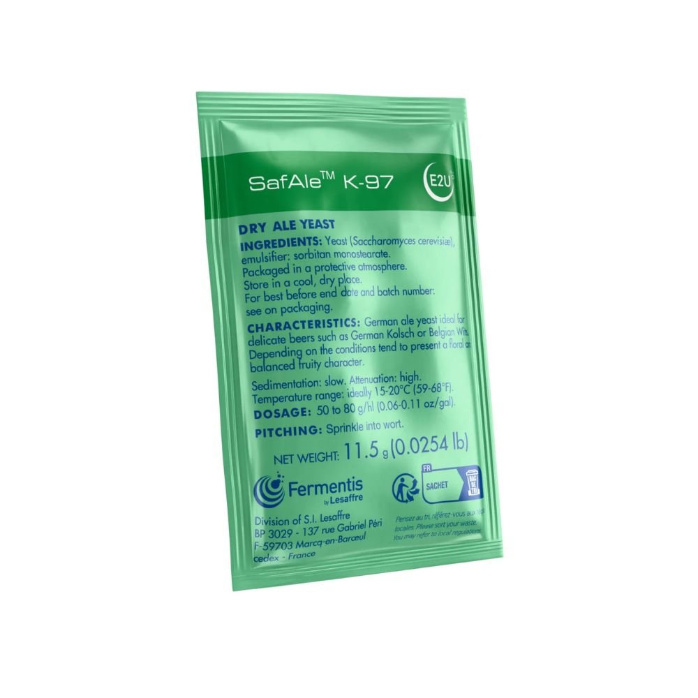 Fermentis SafAle K-97 yeast 11.5g
