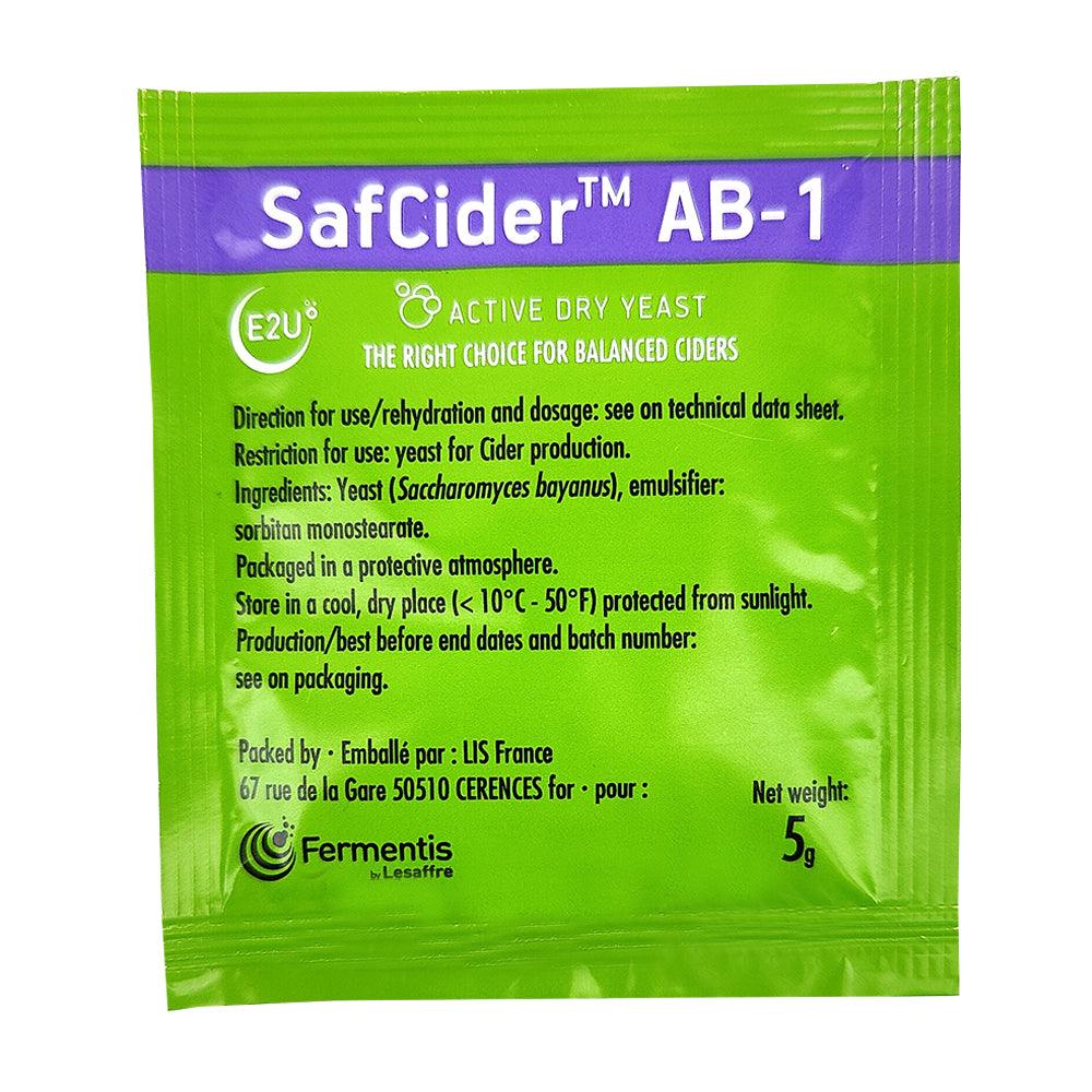 Fermentis SafCider AB-1 Yeast 5g