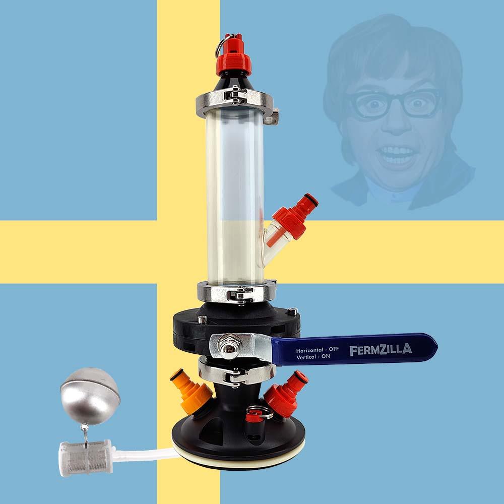 FermZilla 2 inch TC Hop Bong pressure pack