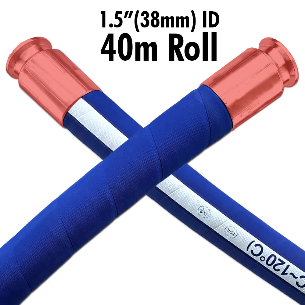 FlexiRoyal Unswaged Brewery Hose 1.5 Inch 40m Roll