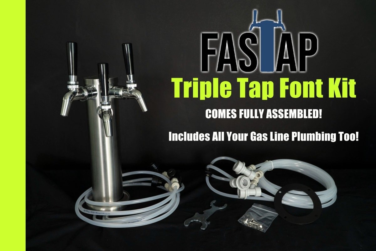Font Column FasTap Kit with UltraTaps Triple Tap
