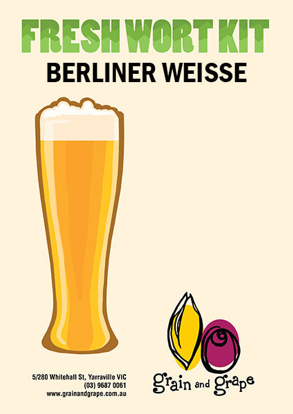 Berliner Weisse Fresh Wort Kit - Keg King Brewing