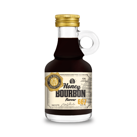 Gold Medal Collection Bourbon Honey Essence 40mL Spirit Essence (Flavours 1.125L of Neutral Spirit) - Distillery King Australia