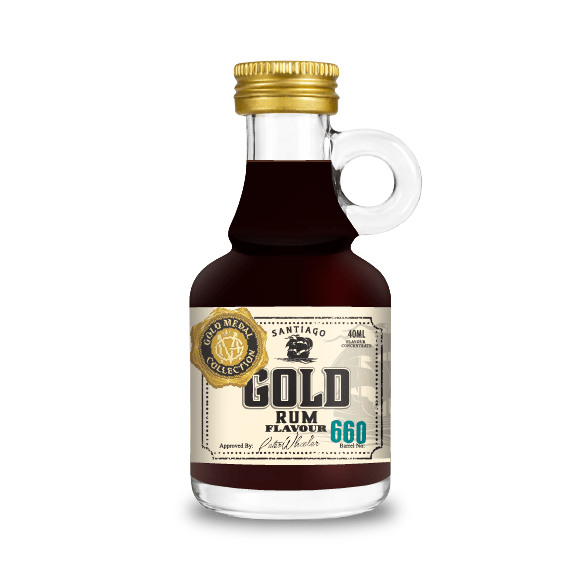 Gold Medal Collection Rum Santiago Gold 40mL Spirit Essence (Flavours 1.125L of Neutral Spirit) - Distillery King Australia