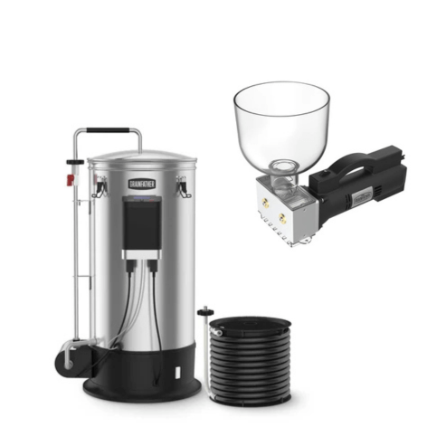 Grainfather G30v3 with Counterflow Chiller + FREE Electric Grain Mill - Distillery King Australia