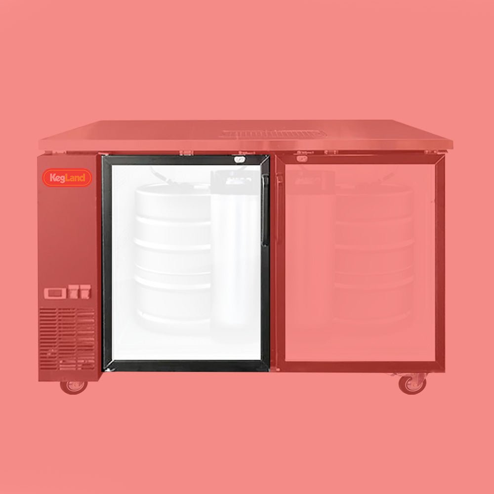 Left hand black glass door replacement for Grand Deluxe 3 kegerator