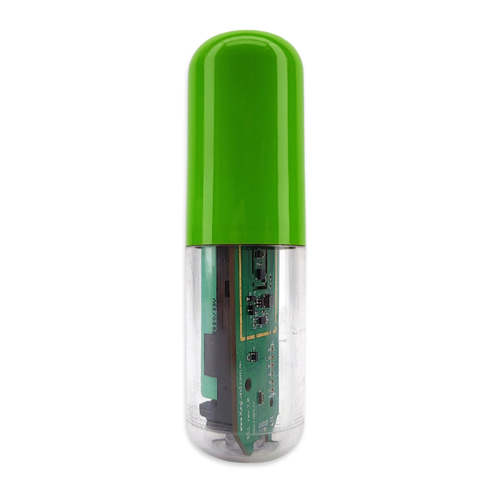 Green RAPT Pill hydrometer and thermometer kit