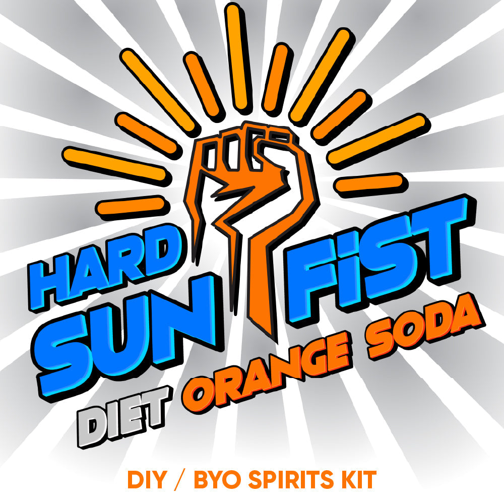 Hard Diet Sun Fist orange soda keg kit