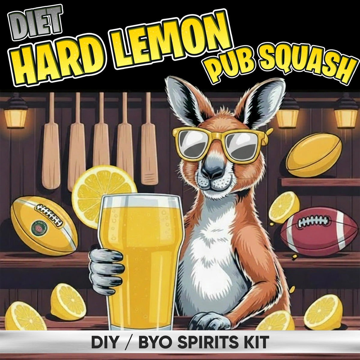 Hard Lemon Pub Squash Diet DIY BYO keg mix kit