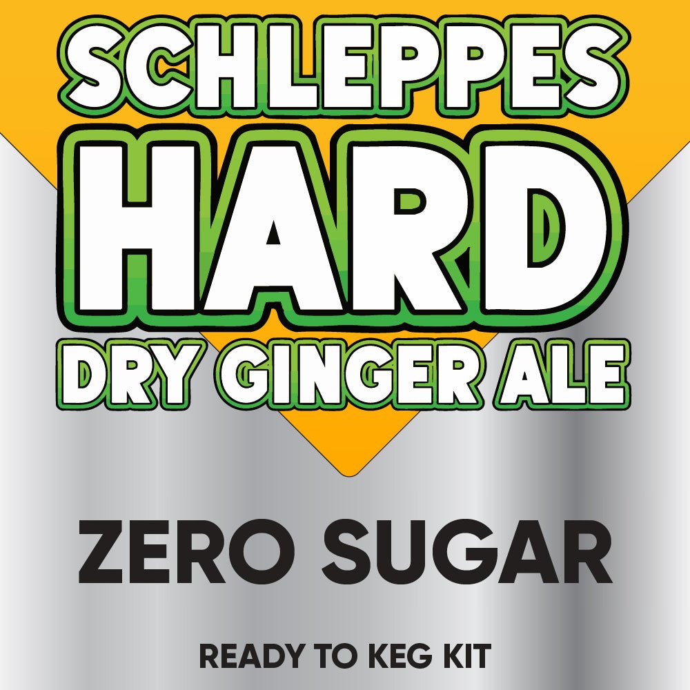 Hard Schleppes Dry Ginger Ale Zero Sugar Ready to Keg Kit
