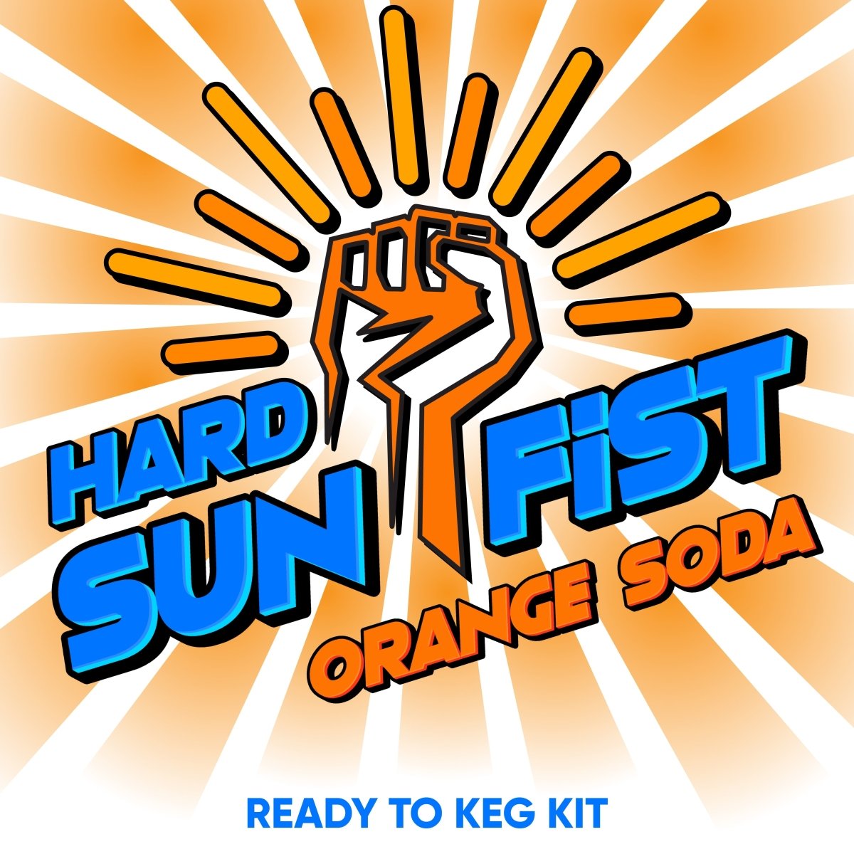 Hard Sun Fist orange soda ready-to-keg kit